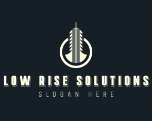 Realtor High Rise Building logo design