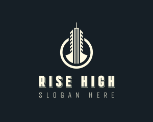 Realtor High Rise Building logo design