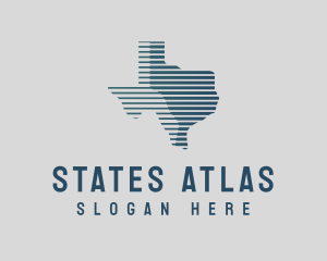 Abstract Texas Map logo design