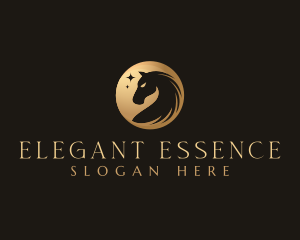 Classy - Classy Horse Sparkle logo design