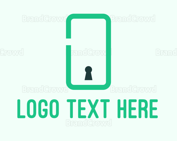 Mobile Keyhole Lock Logo