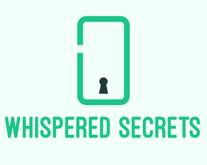 Secret - Mobile Keyhole Lock logo design