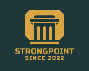 Advisory - Column Government Structure logo design