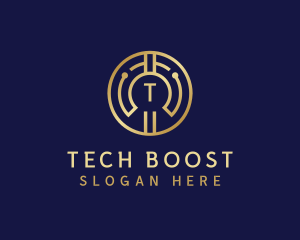 Digital Cryptocurrency Tech logo design