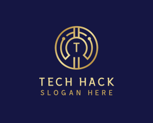 Digital Cryptocurrency Tech logo design