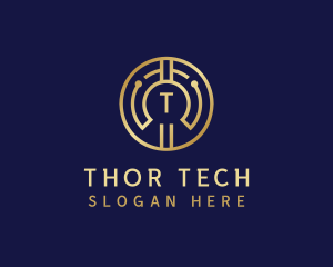 Digital Cryptocurrency Tech logo design