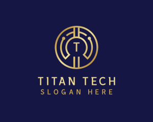 Digital Cryptocurrency Tech logo design