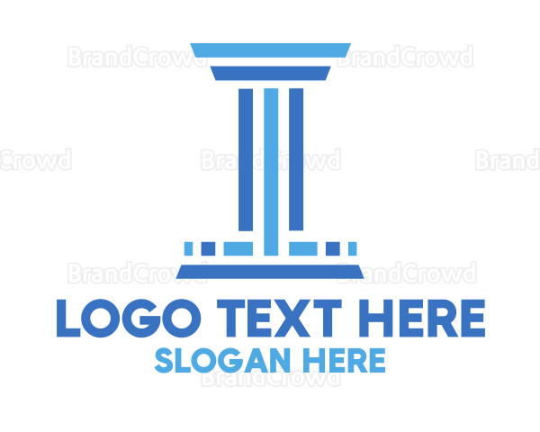 Stripe Column Law Firm Logo