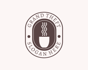 Eatery - Coffee Cafe Oval logo design