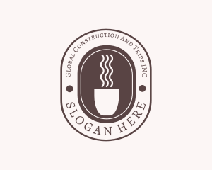 Cafe - Coffee Cafe Oval logo design