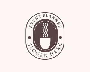 Tea - Coffee Cafe Oval logo design