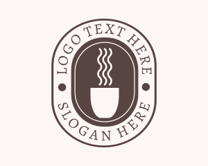 Hot - Hot Coffee Drink logo design