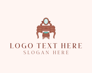 Stool - Vintage Bedroom Furnishing logo design