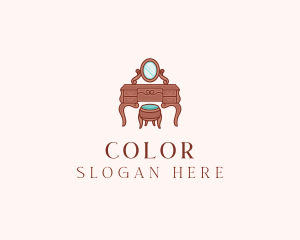 Vintage Bedroom Furnishing Logo