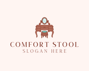 Stool - Vintage Bedroom Furnishing logo design