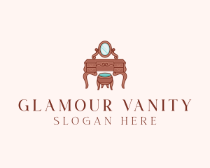 Vanity - Vintage Bedroom Furnishing logo design
