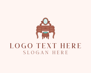 Vintage Bedroom Furnishing Logo