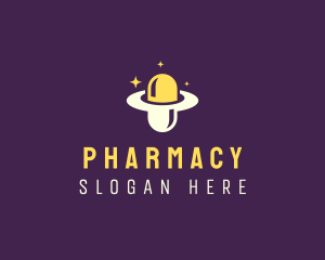 Medicine Pharmacy Planet logo design