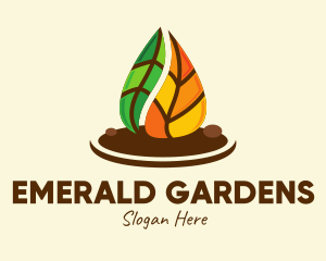 Fall Leaves Park  logo design