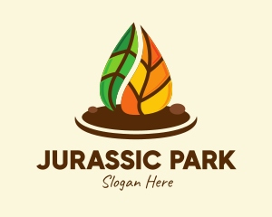 Fall Leaves Park  logo design