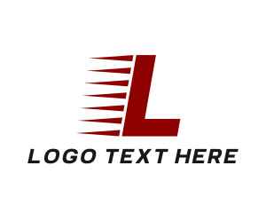 Athlete - Express Logistics Transport logo design