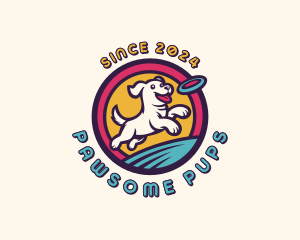 Dogs - Frisbee Dog Puppy logo design