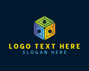 Developer - Digital Cube Software logo design
