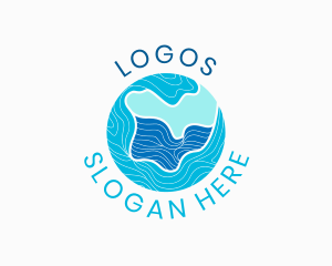 Vacation - Wave Resort Sphere logo design