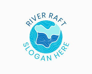 Wave Resort Sphere logo design