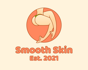 Waxing - Adult Women’s Body Legs logo design