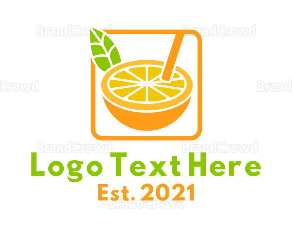 Citrus Juice Drink Logo