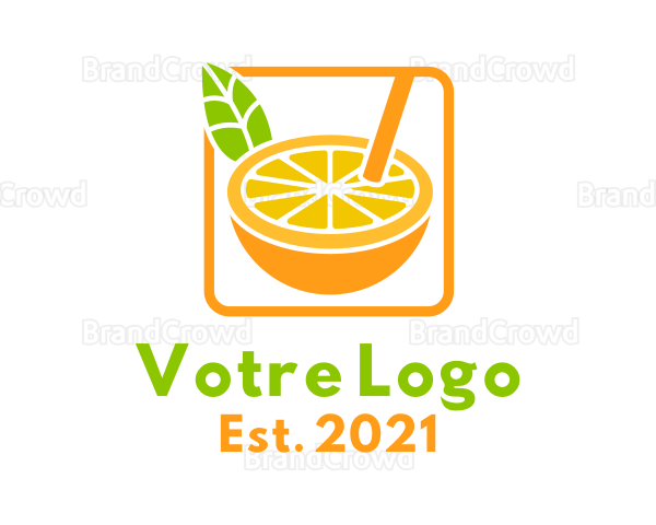 Citrus Juice Drink Logo
