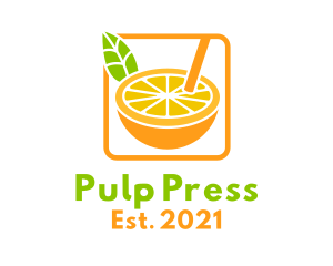 Pulp - Citrus Juice Drink logo design