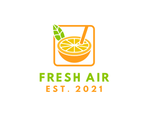 Citrus Juice Drink logo design