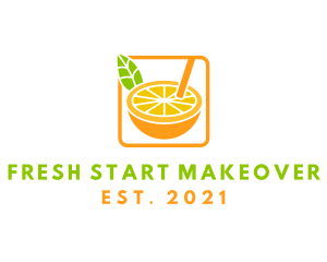 Citrus Juice Drink logo design