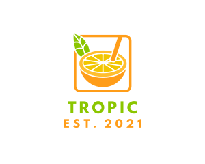 Citrus Juice Drink logo design