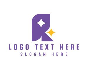 Marketing - Entertainment Star Agency Letter R logo design