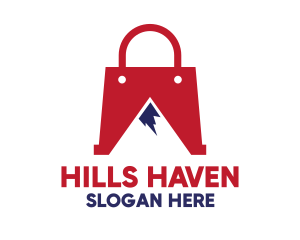 Red Bag Mountain logo design