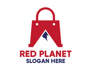 Red Bag Mountain logo design