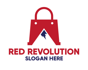 Red Bag Mountain logo design