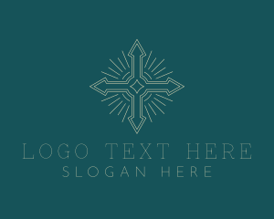 Pastoral - Biblical Cross Faith logo design