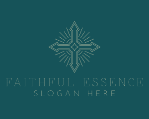 Faith - Biblical Cross Faith logo design