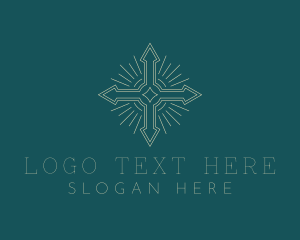 Chapel - Biblical Cross Faith logo design