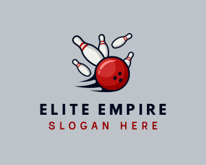 Sports Bowling Alley logo design