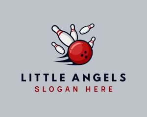 Sports Bowling Alley logo design