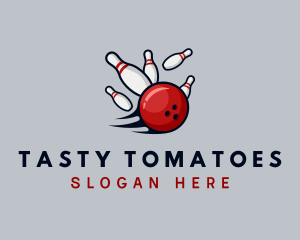 Sports Bowling Alley logo design