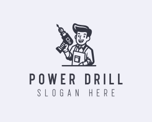 Drill - Repair Drill Handyman logo design