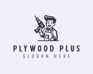 Repair Drill Handyman logo design