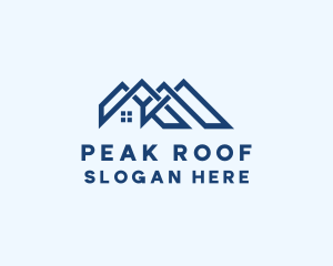 Residential Home Roof logo design