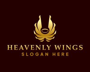 Angel Wings Wellness  logo design